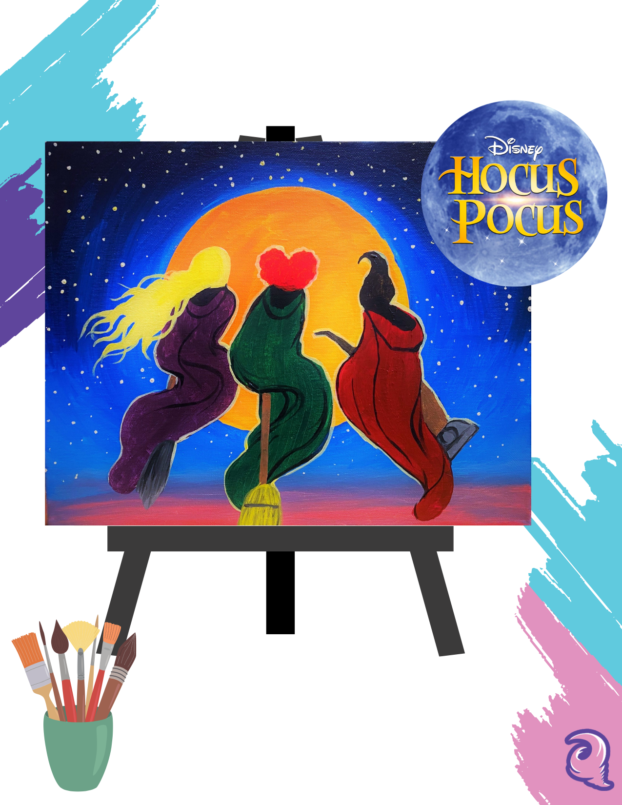Candy and canvas Hocus Pocus