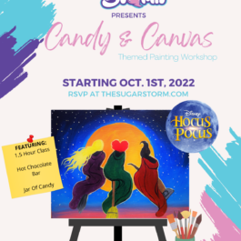Candy & Canvas Themed Painting Workshop