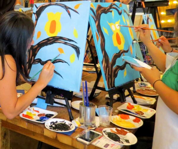 Candy & Canvas Painting Workshop